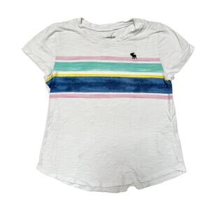 Abercrombie Watercolor Striped Shirt Size 7/8